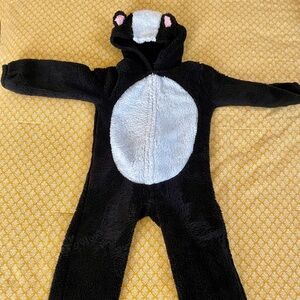 Old Navy Black and White Skunk Costume